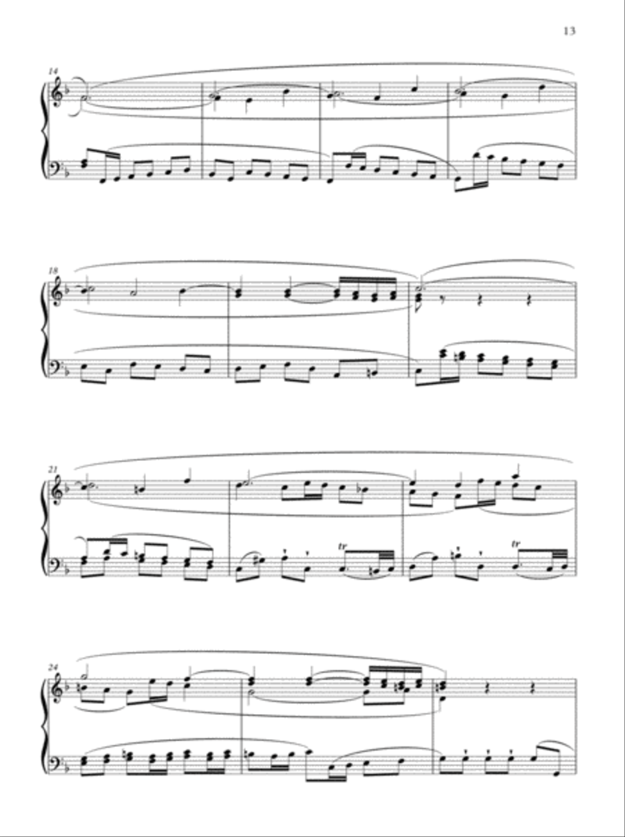 Oxford Book of Lent and Easter Organ Music for Manuals Organ Solo scores gallery preview page 13