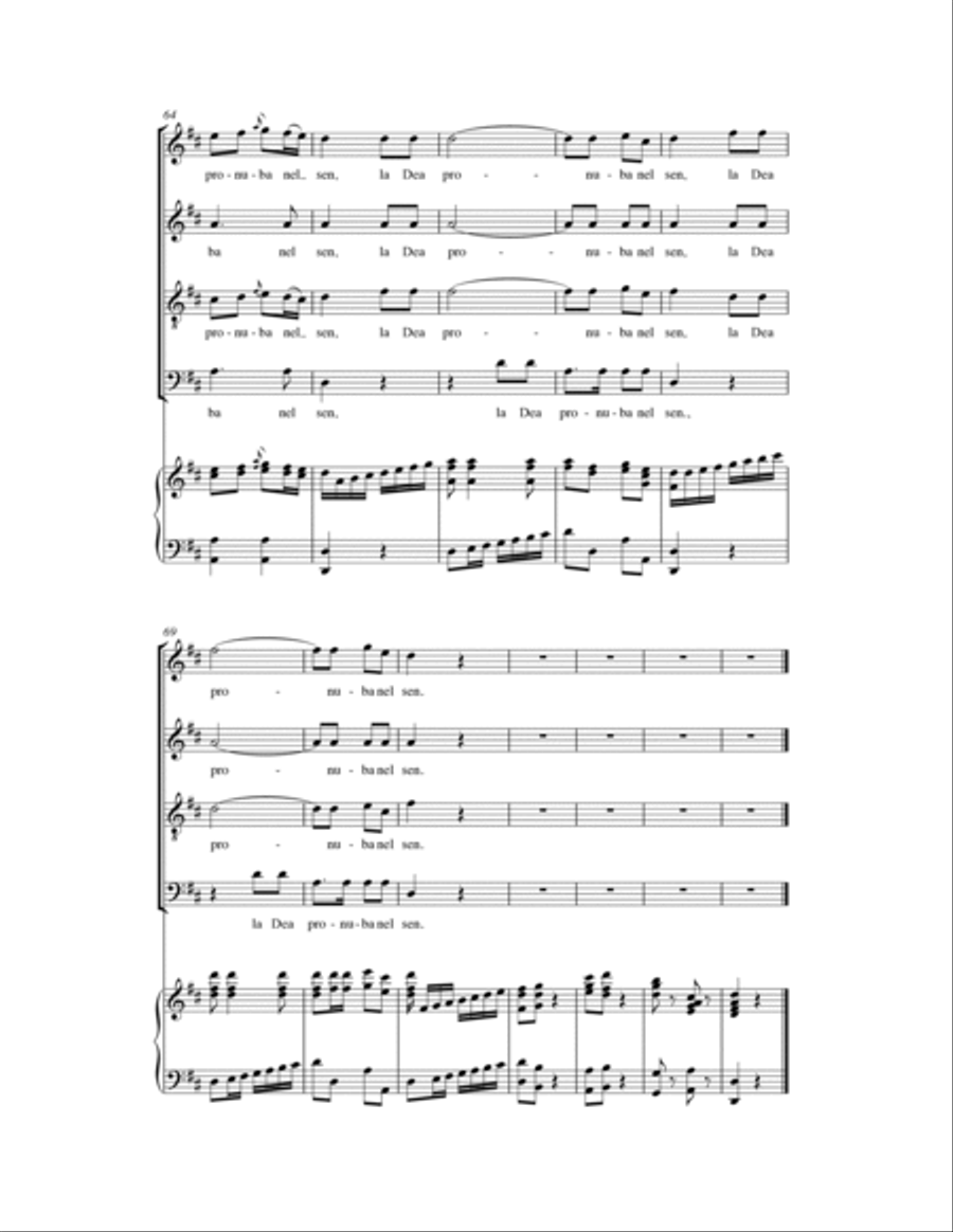 Scenda Amor Scenda Amor 4-Part scores gallery preview page 8