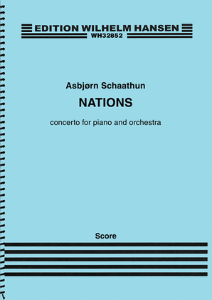 Book cover for Nations: Concerto for Piano and Orchestra