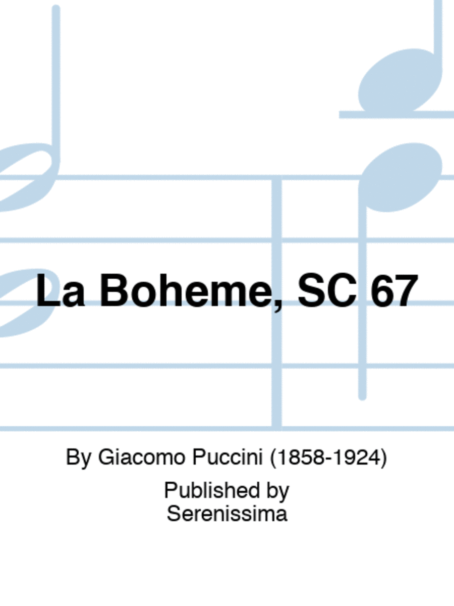 La Boheme, SC 67 Score scores gallery preview page 1