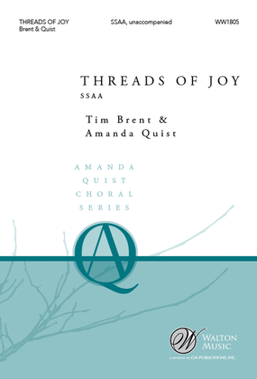 Book cover for Threads of Joy (SSAA)