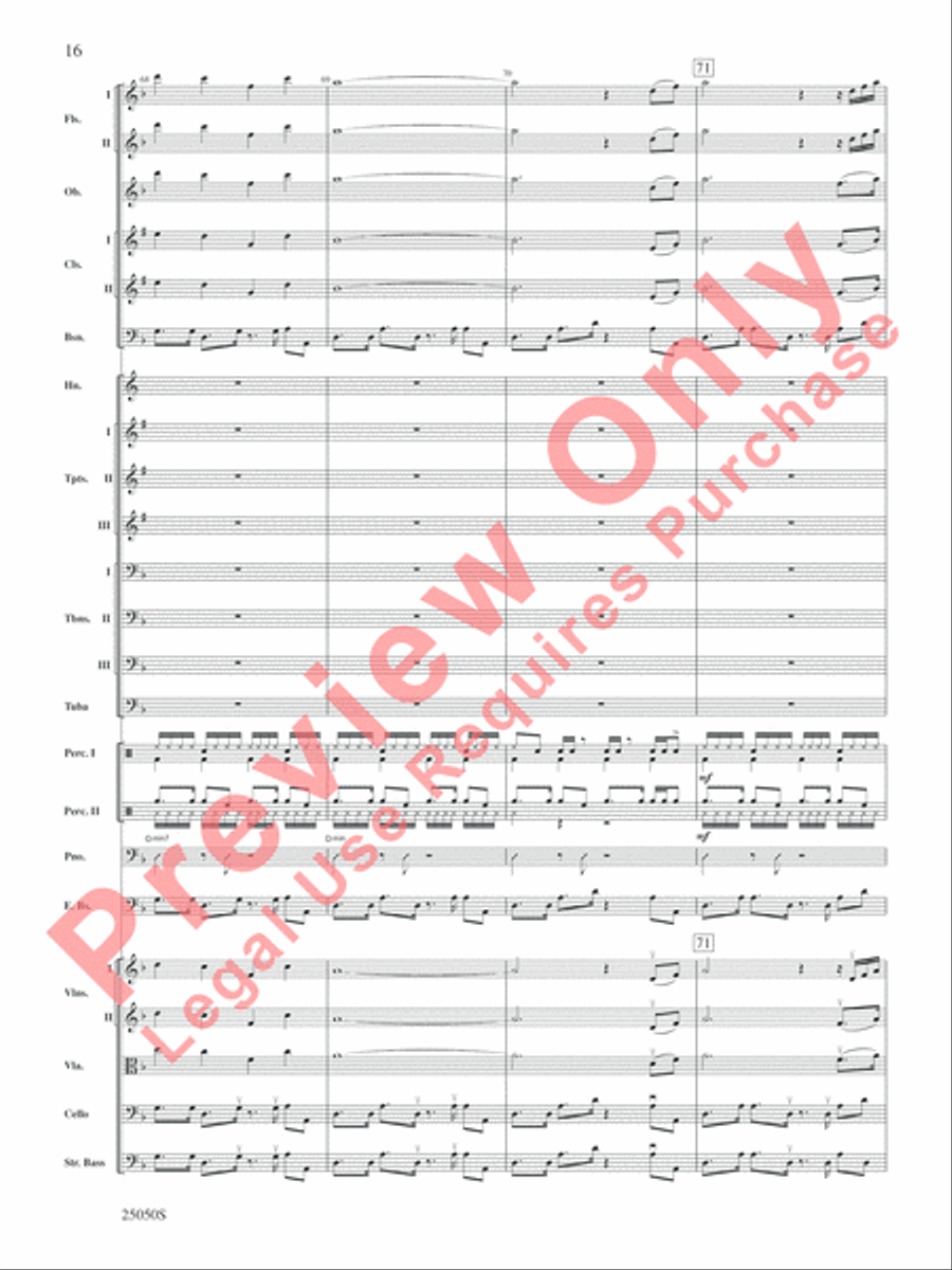 The Children of Sanchez The Children of Sanchez Full Orchestra scores gallery preview page 17