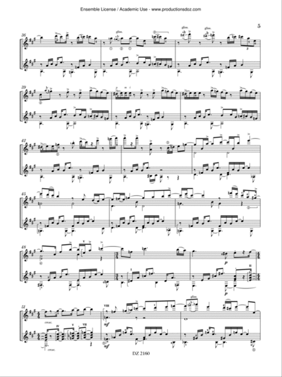 Obrío Classical Guitar scores gallery preview page 5