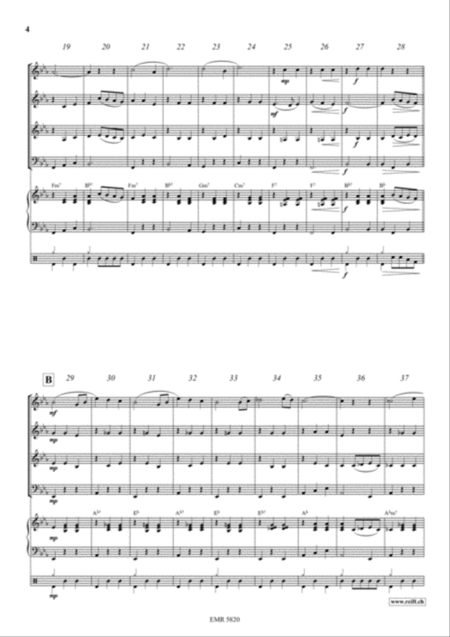 Waltz For Daisy Concert Band scores gallery preview page 4