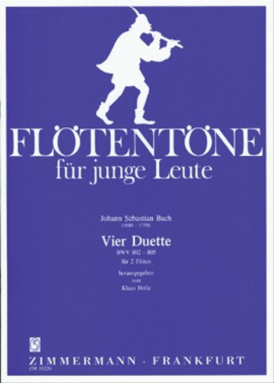 Duets BWV 802 - 805 Flute Duet scores gallery preview page 1
