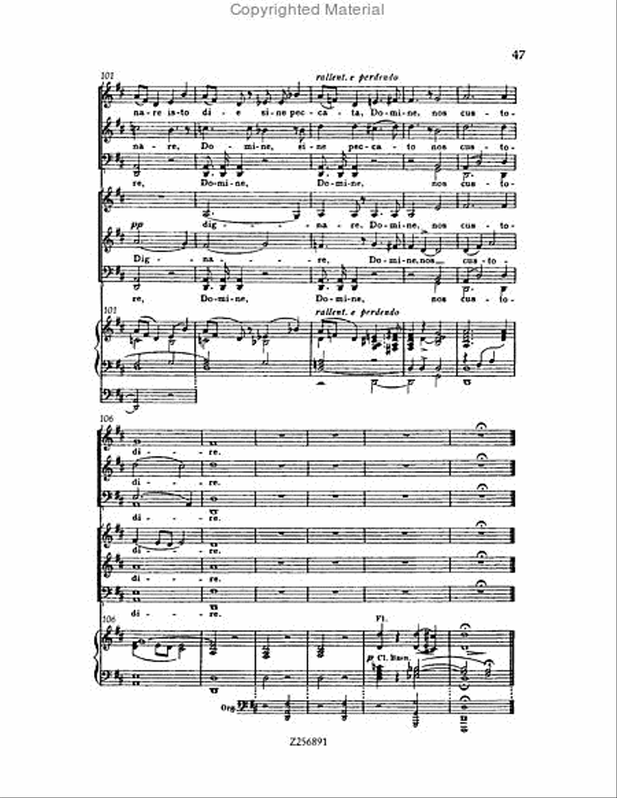 Te Deum, H 118 Choir scores gallery preview page 47