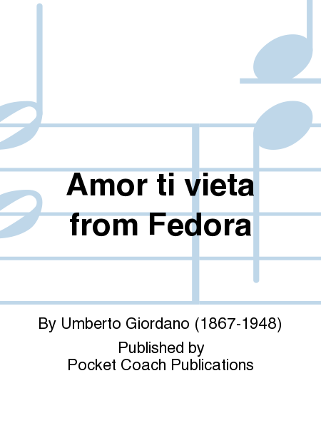 Amor ti vieta from Fedora