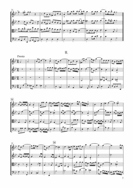 Sonata Op.34-1 for String Quartet image number null