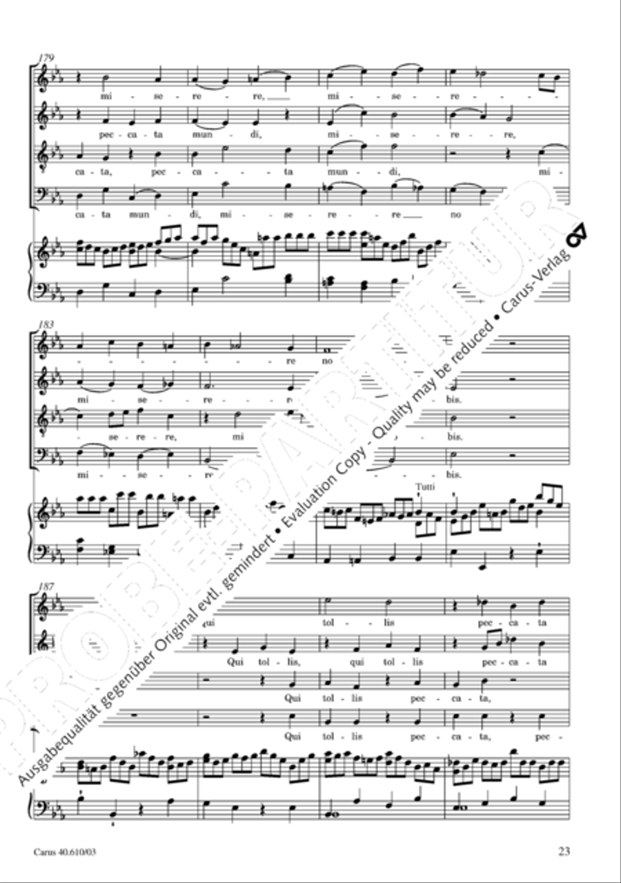 Theresienmesse in B 4-Part scores gallery preview page 24