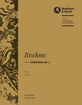 Book cover for Symphony No. 2 in D major Op. 73