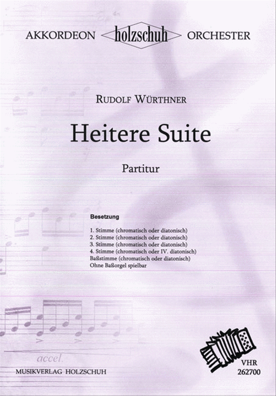 Heitere Suite Accordion Orchestra scores gallery preview page 1