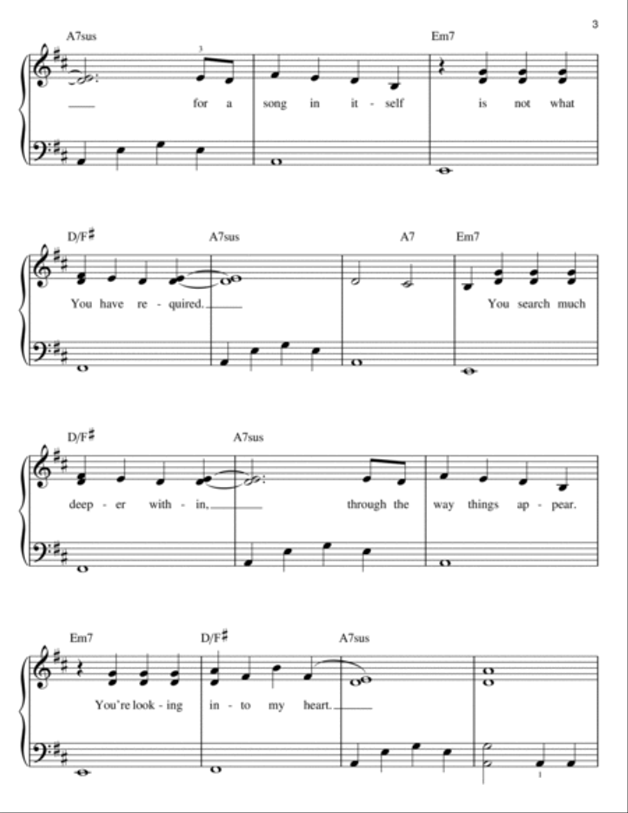 The Heart Of Worship Easy Piano scores gallery preview page 3