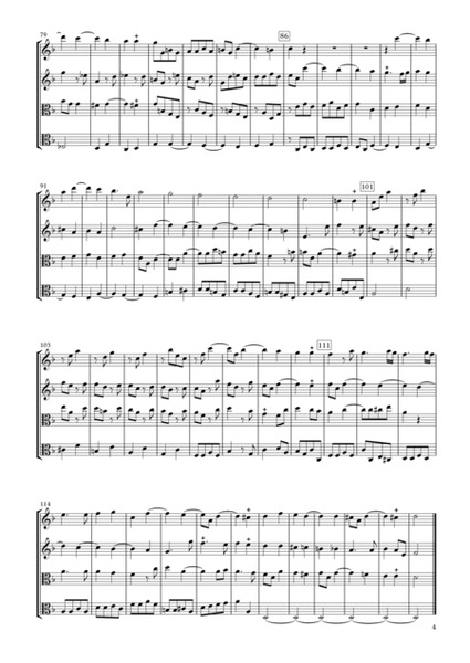 Sonata Op.34-5 for Two Violins & Two Violas image number null