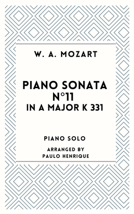 Piano Sonata N° 11 in A Major - K 331