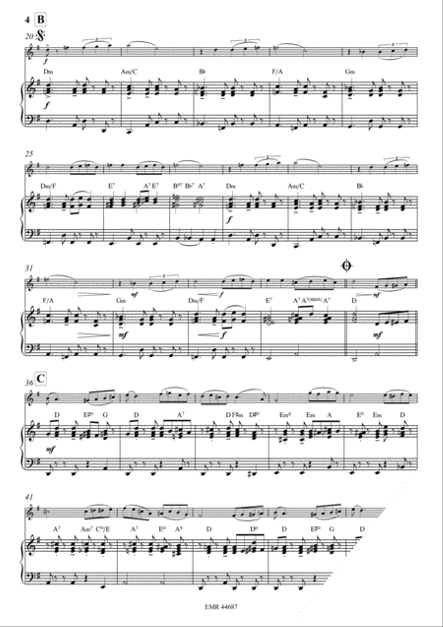 Por Una Cabeza Piano Accompaniment scores gallery preview page 4