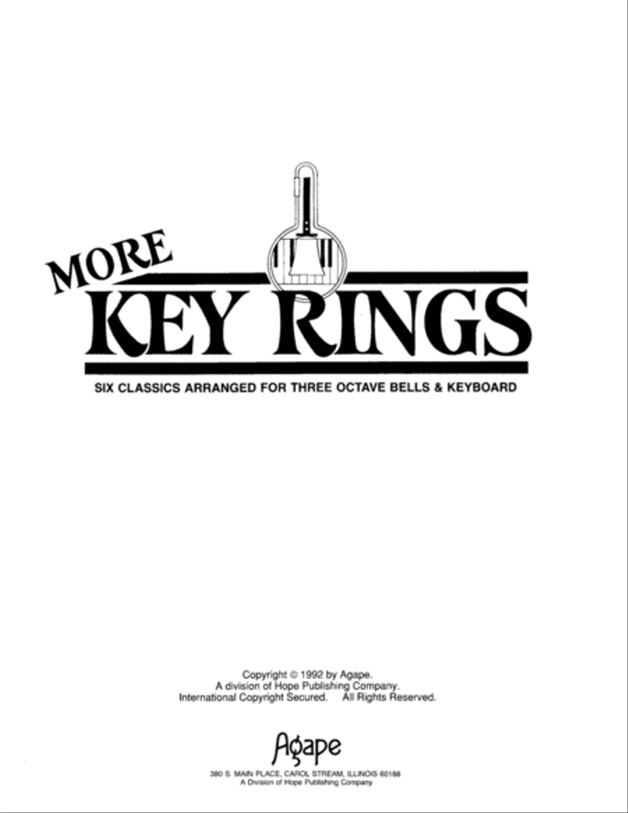 More Key Rings Organ scores gallery preview page 3