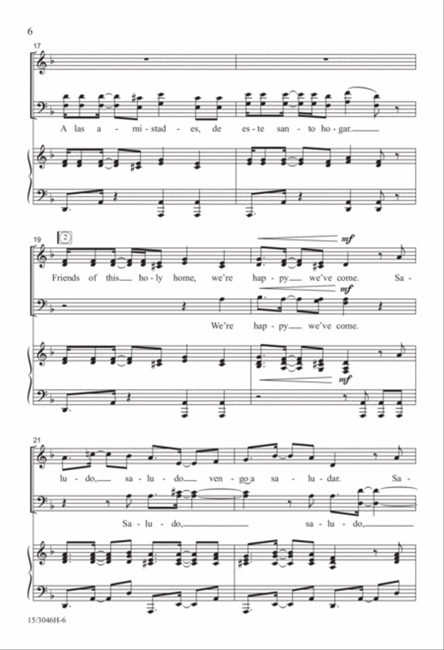 Saludo, Saludo 4-Part scores gallery preview page 6
