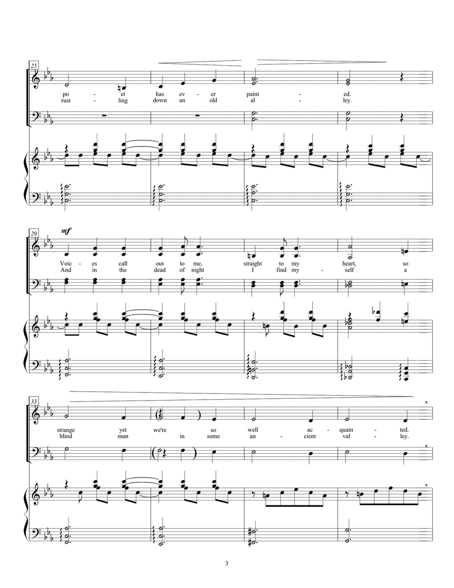 I Let The Music Speak Divisi scores gallery preview page 4