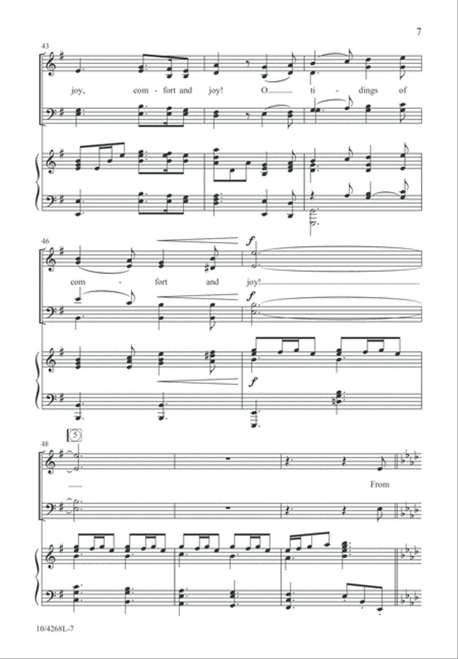 Tidings of Joy! 4-Part scores gallery preview page 8