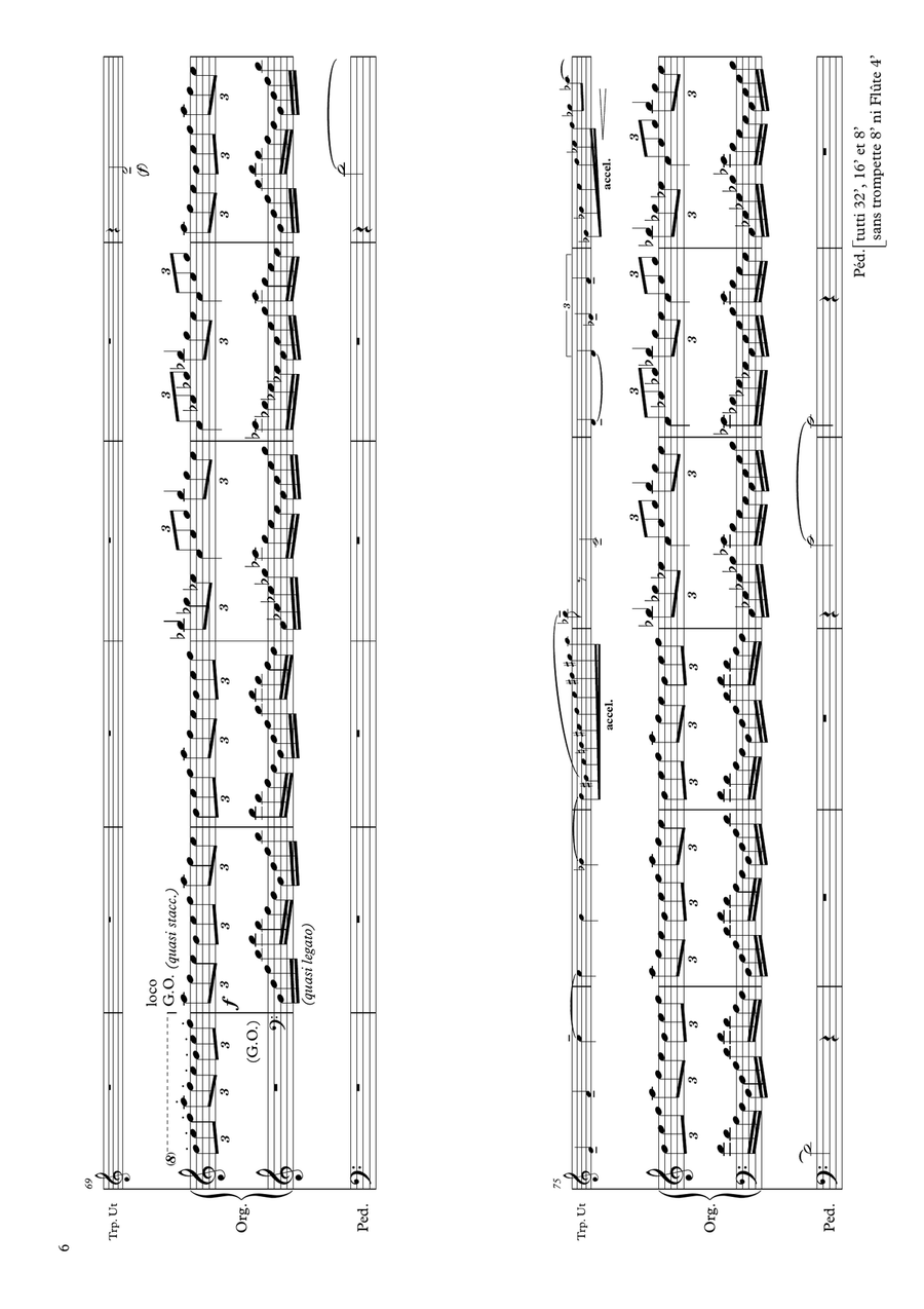 Et je ne sentais plus ni le temps ni le nombre - for trumpet and organ Trumpet Duet scores gallery preview page 6