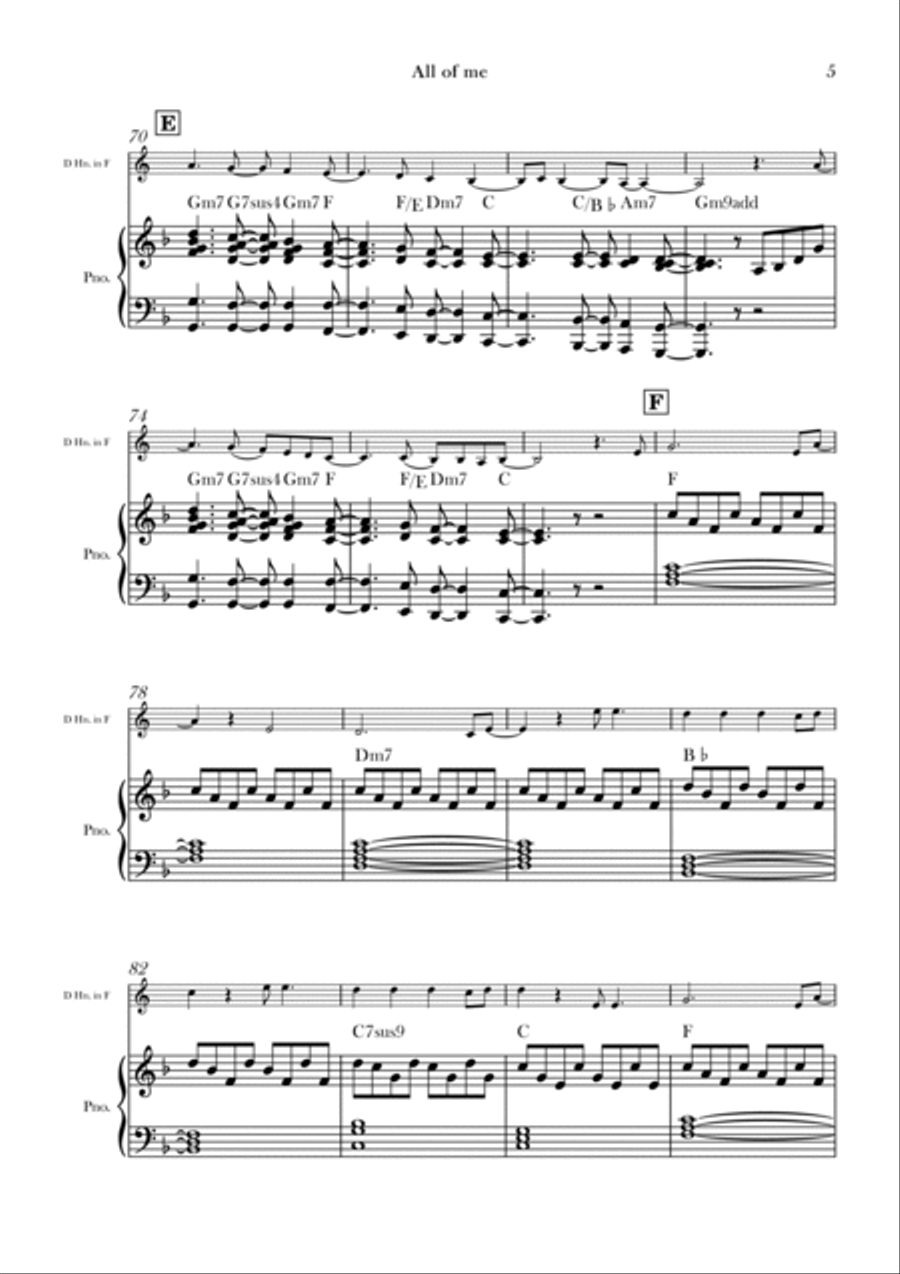 All Of Me All Of Me Chamber Music scores gallery preview page 5