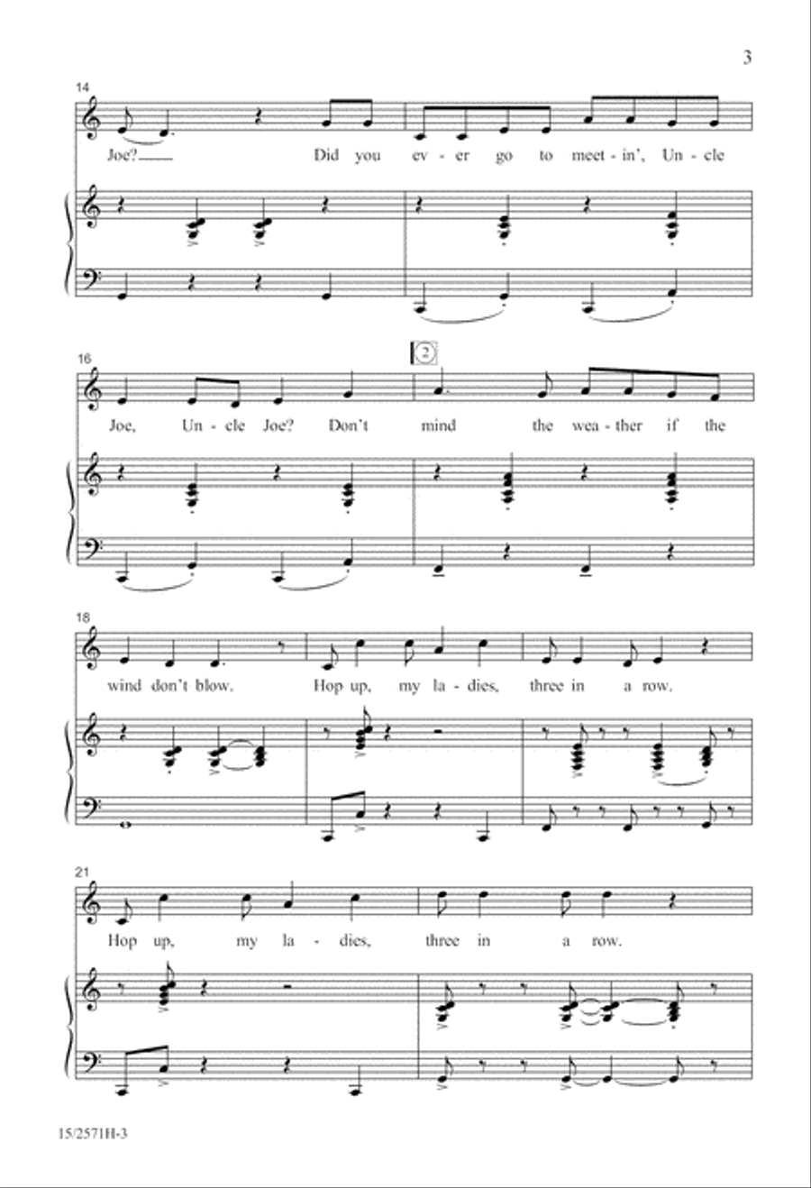 Uncle Joe 2-Part scores gallery preview page 4