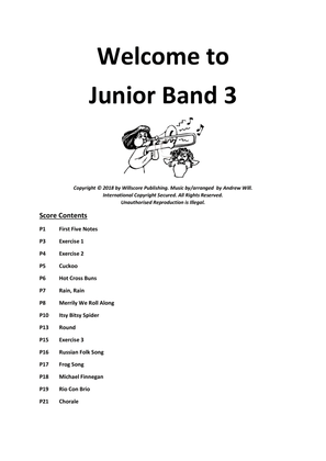 Welcome to Junior Band 3