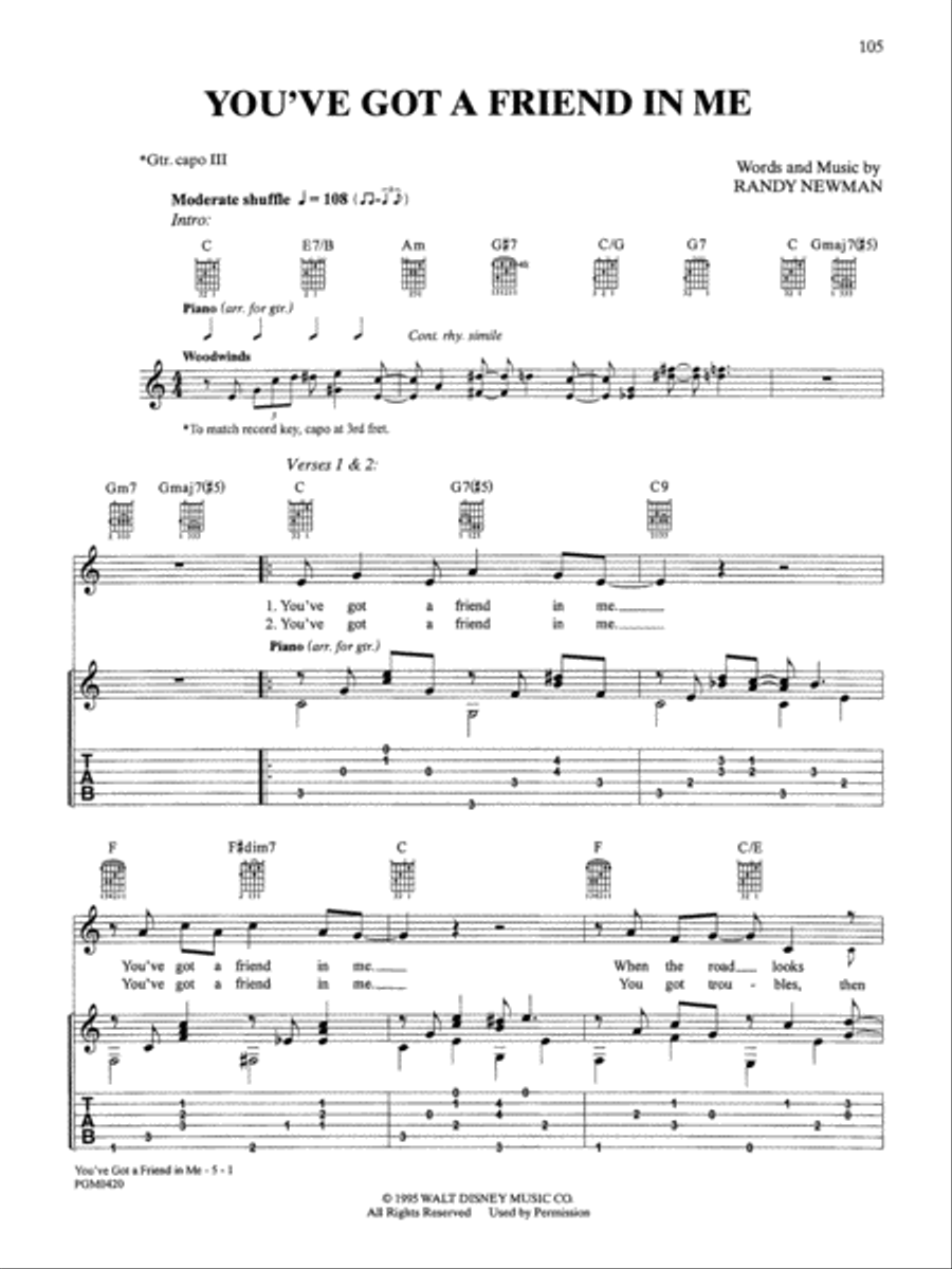 The Randy Newman Guitar Songbook Electric Guitar scores gallery preview page 3