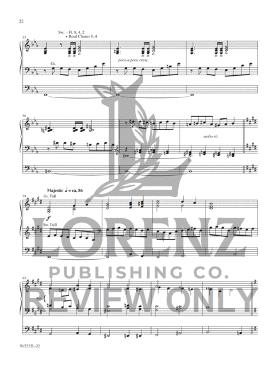 Like a River Glorious Organ Solo scores gallery preview page 16