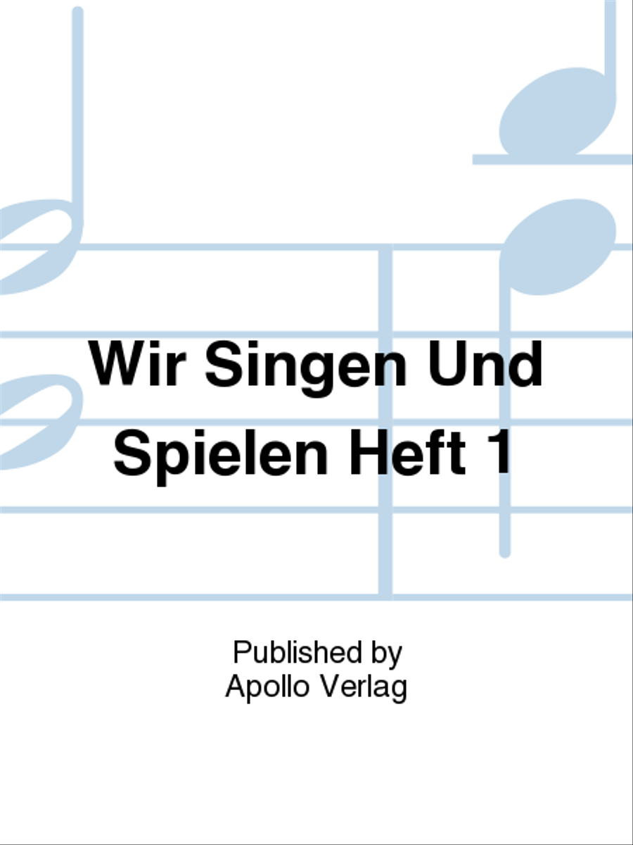 Wir singen und spielen Book 1 Voice scores gallery preview page 1