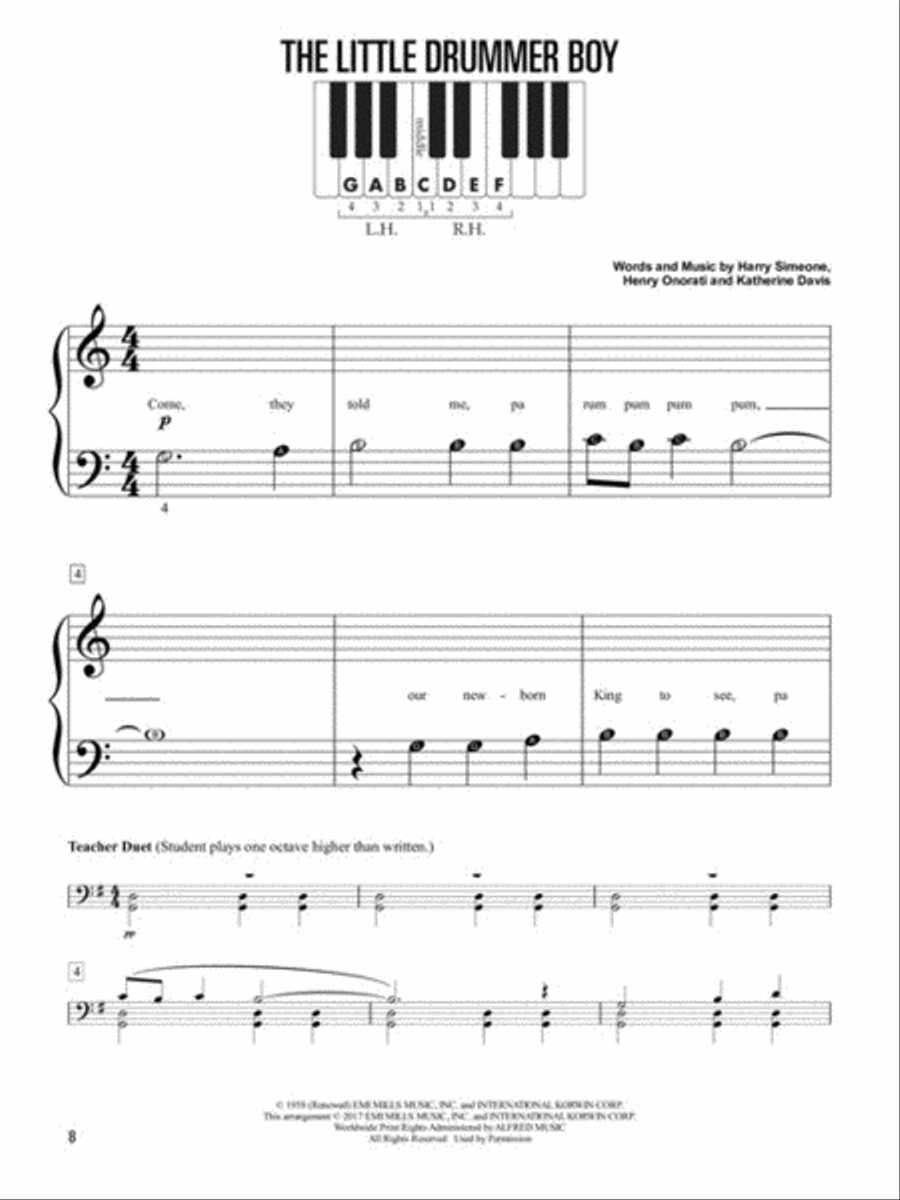 Hal Leonard Christmas Piano for Teens Piano Method scores gallery preview page 3