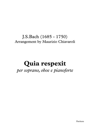 Book cover for Quia respexit