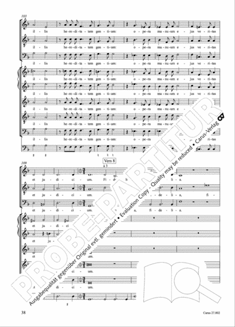 Salmi I (Selva morale e spirituale) Collection / Songbook scores gallery preview page 63