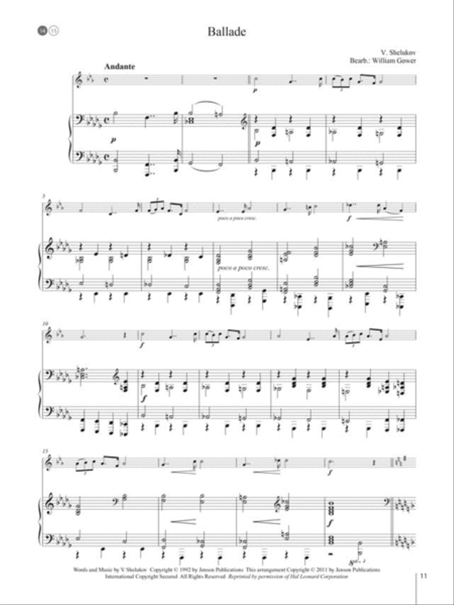 Starke Töne - Trompete und Klavier Trumpet Solo scores gallery preview page 3