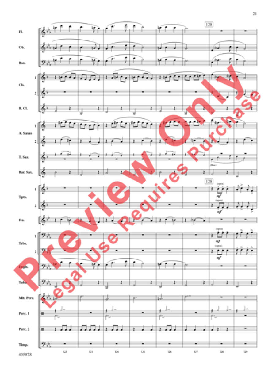 Rondo Picoso Concert Band scores gallery preview page 46