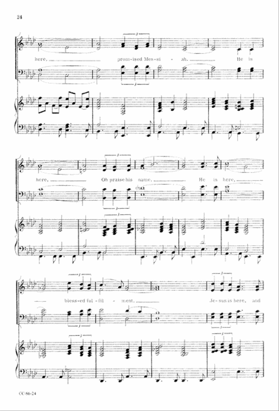 Angels' Song 4-Part scores gallery preview page 26
