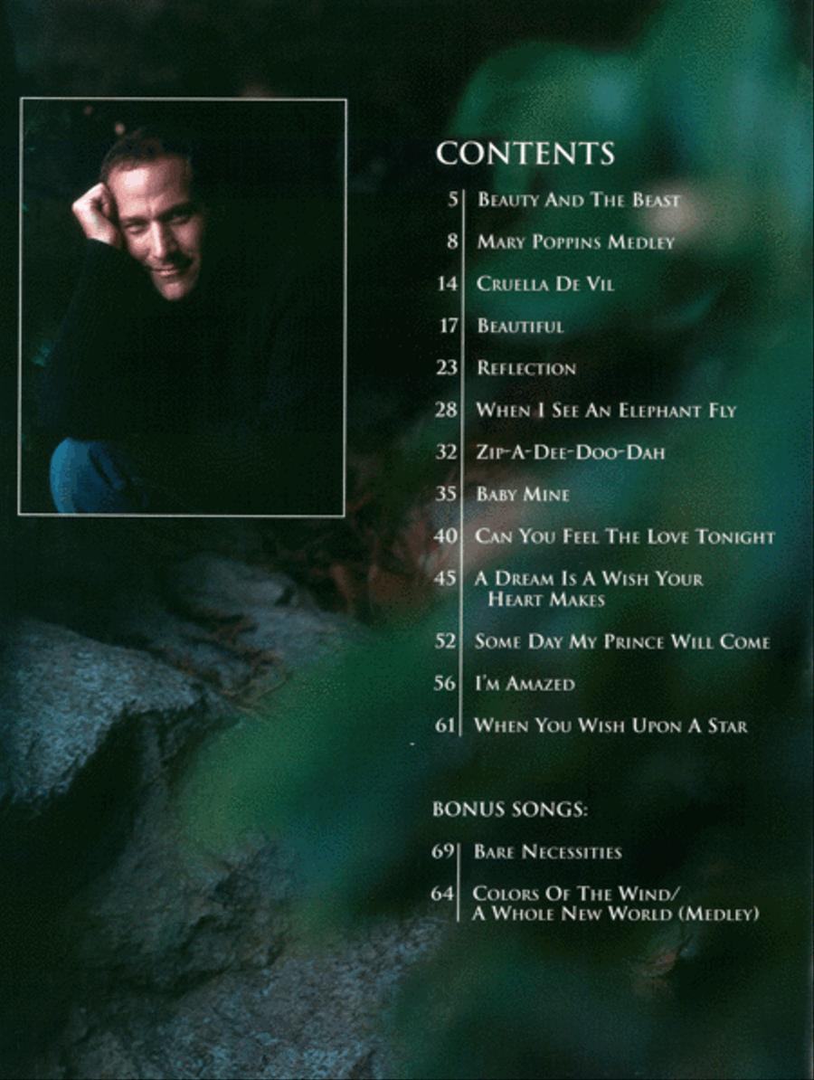 The Disney Songbook Piano, Vocal, Guitar scores gallery preview page 2