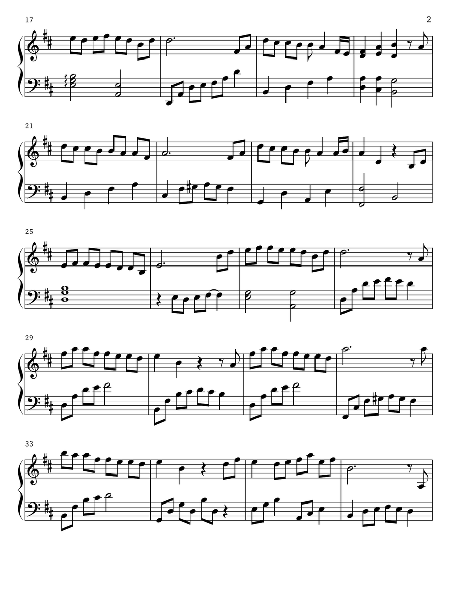 Colors Of The Wind Piano Solo scores gallery preview page 2