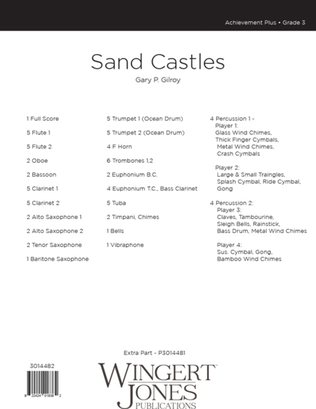 Sand Castles - Full Score