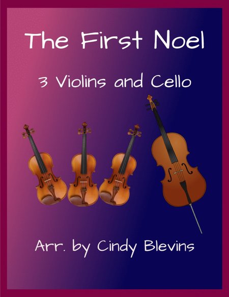 The First Noel, for Three Violins and Cello image number null
