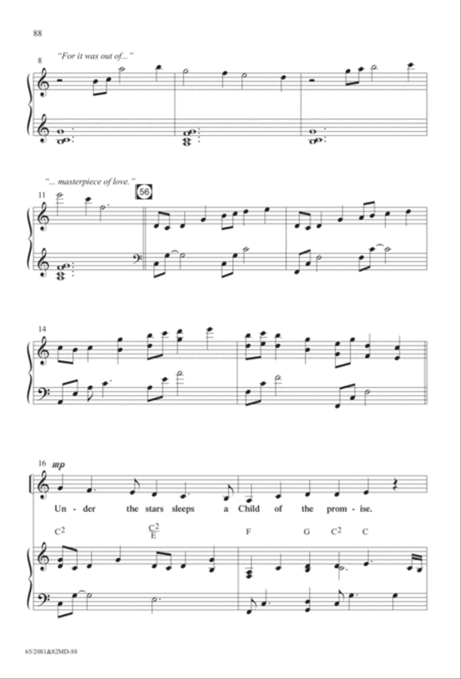 And It Came to Pass, Emmanuel - SATB Score with Performance CD image number null