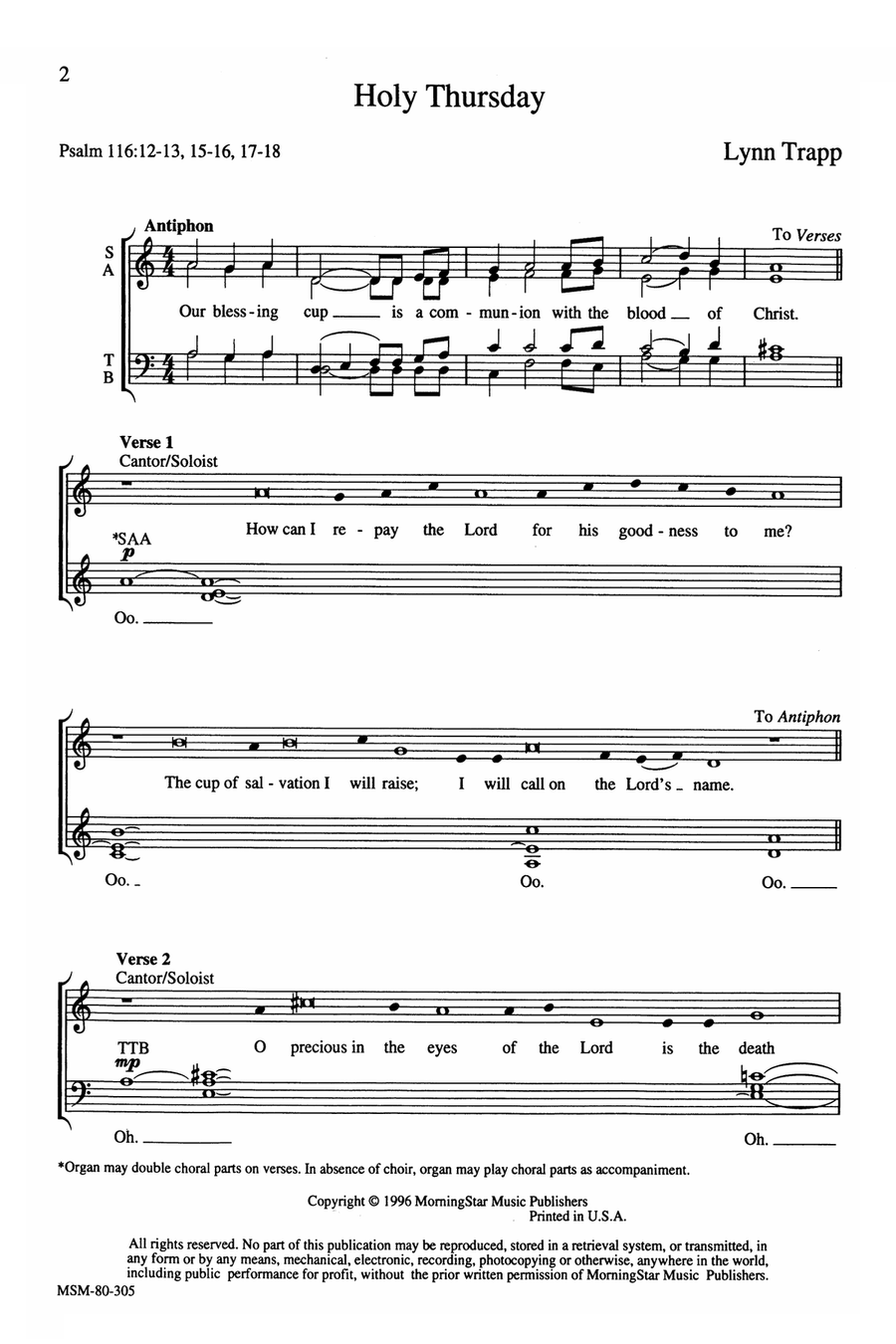 Three Responses for the Triduum 4-Part scores gallery preview page 2