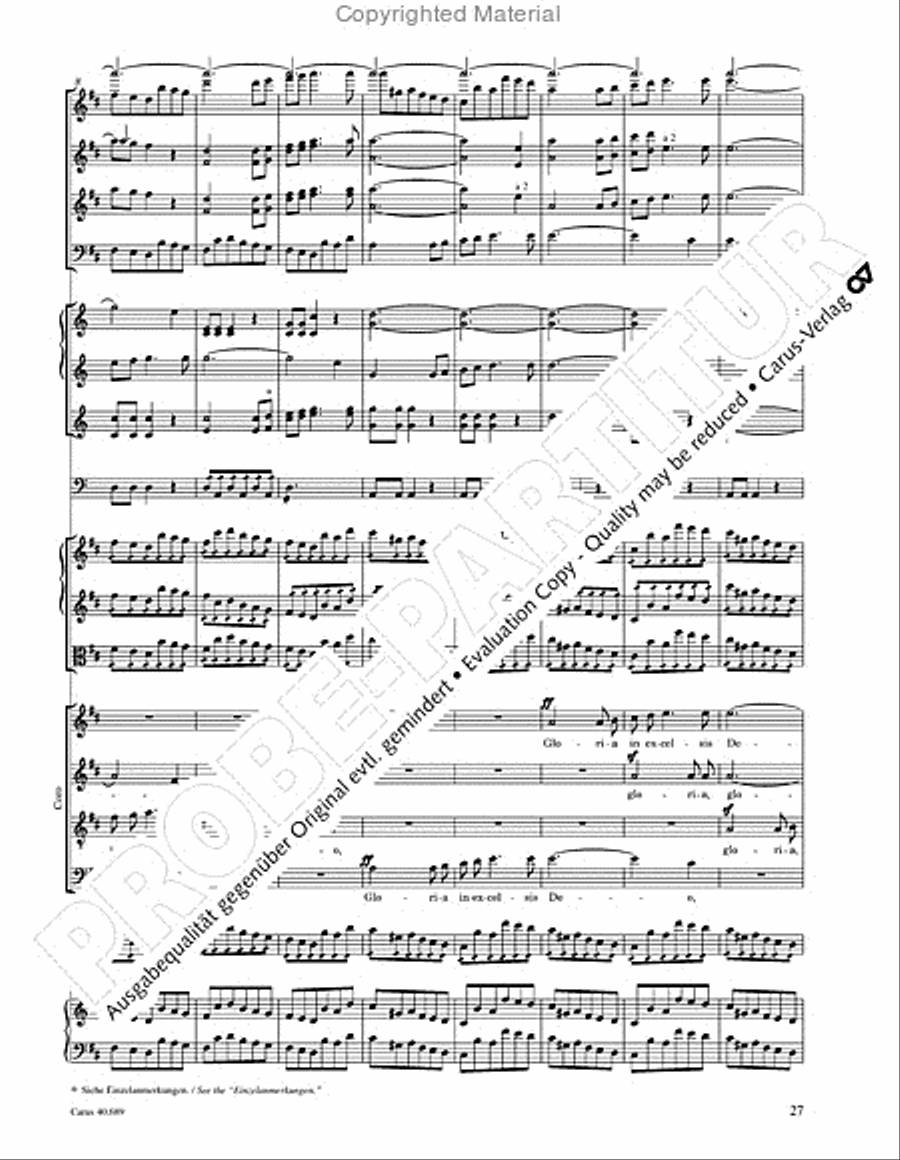 Missa solemnis Missa solemnis 4-Part scores gallery preview page 43