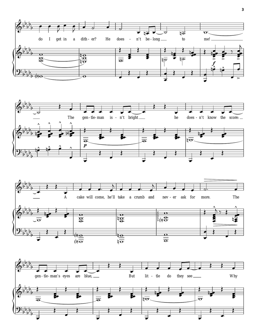 The Gentleman Is A Dope Piano, Vocal scores gallery preview page 3