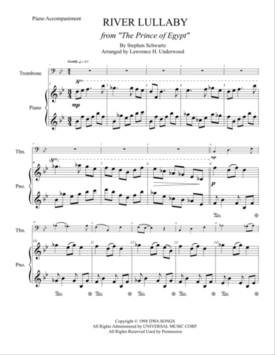 River Lullaby Piano scores gallery preview page 2