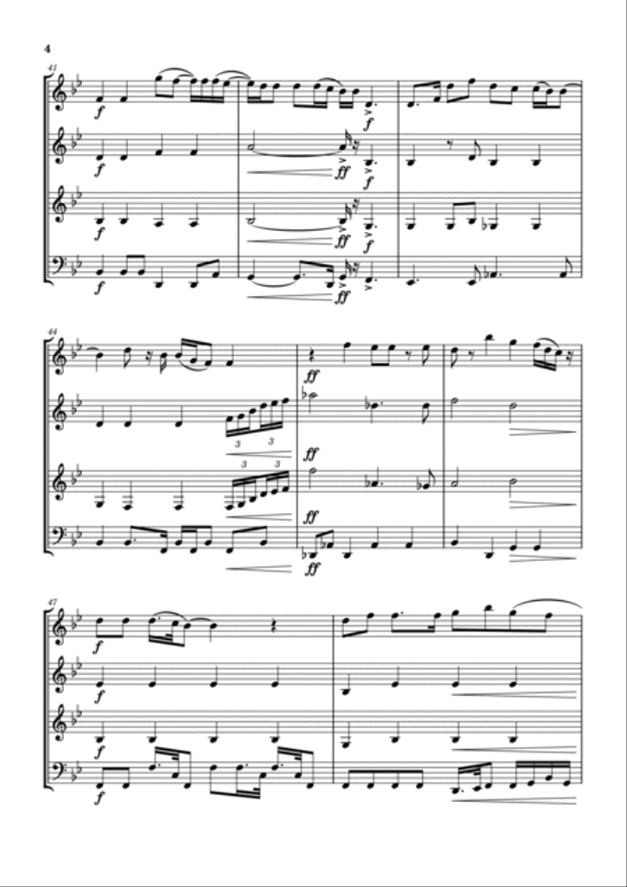 Lonesome Susie Woodwind Quartet scores gallery preview page 5