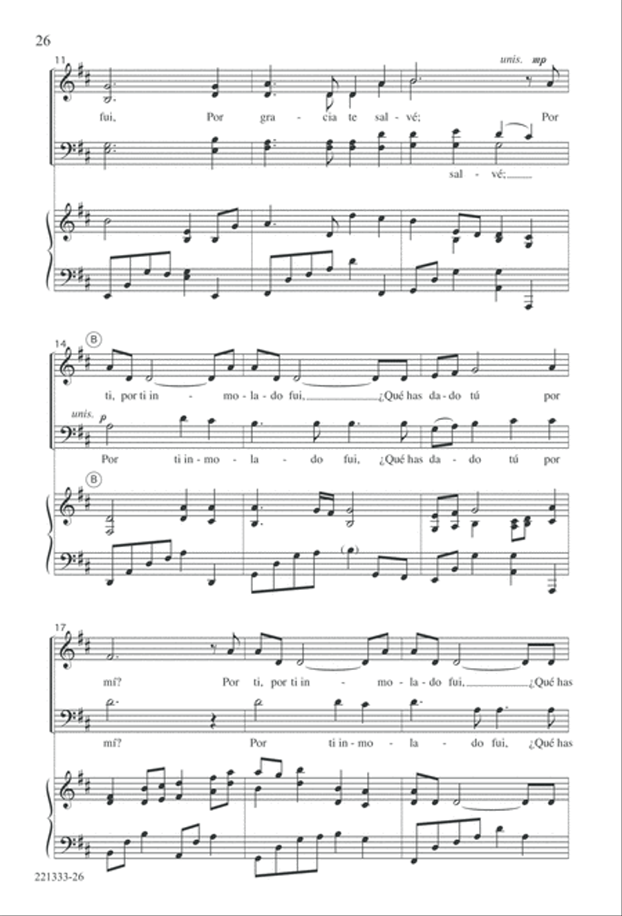 Siervos de Jesus Siervos de Jesus 4-Part scores gallery preview page 30
