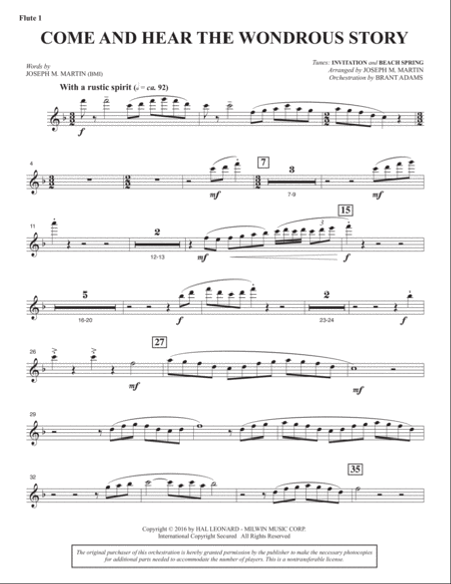 Sacred Places - Flute 1 Choir scores gallery preview page 4