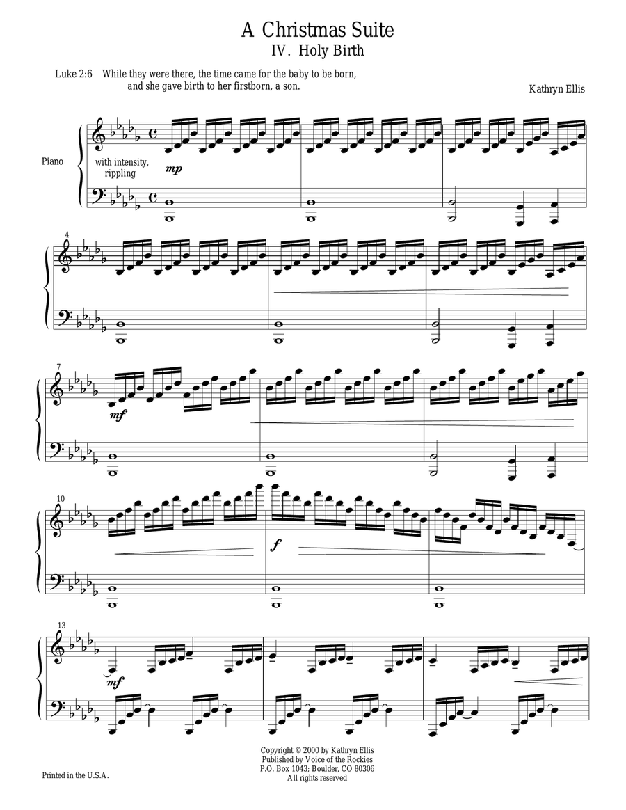 IV. The Holy Birth IV. The Holy Birth Woodwind Duet scores gallery preview page 1