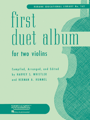 Book cover for First Duet Album for Two Violins